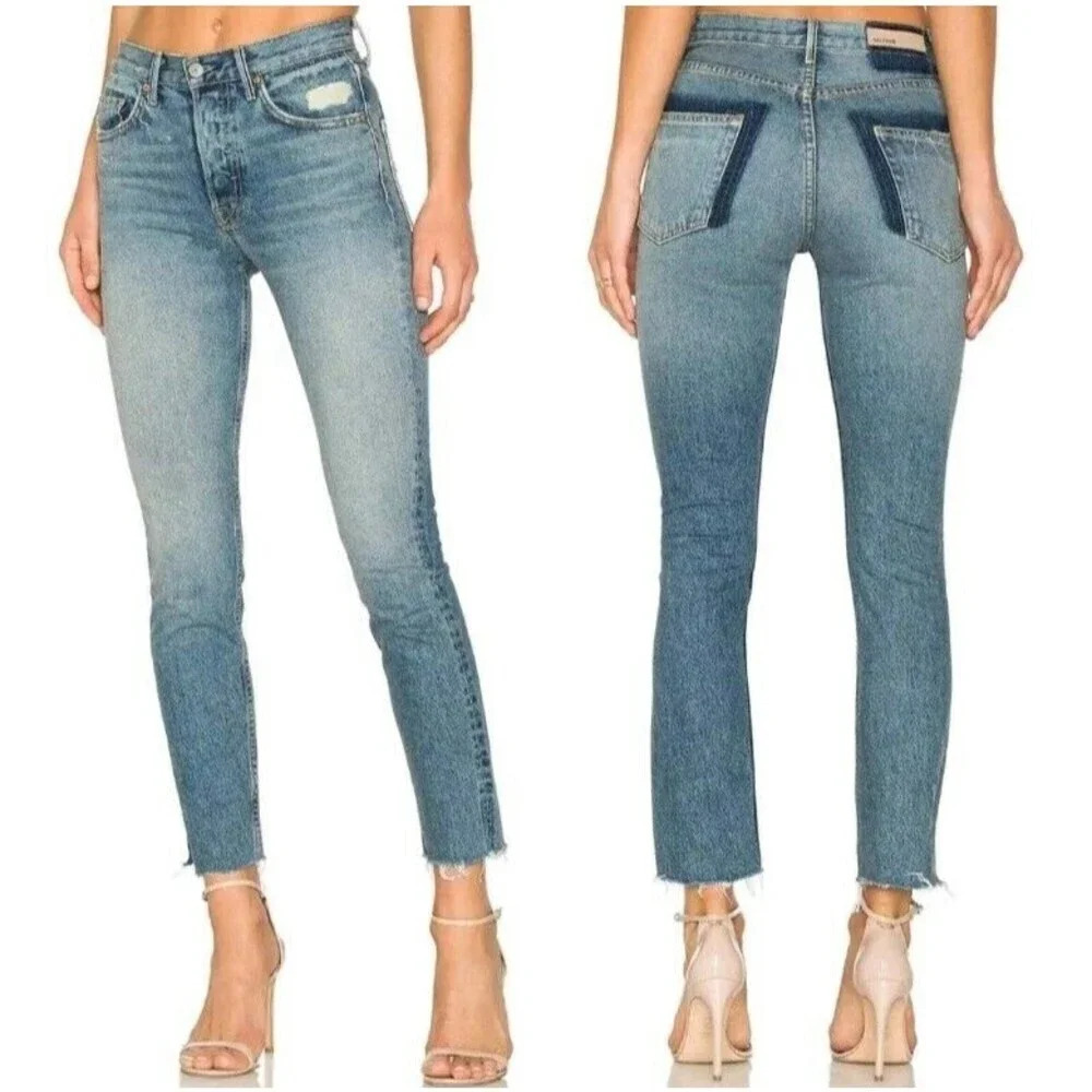 GRLFRND Karolina High Rise Skinny Whole Lotta Love Women's Size 23.